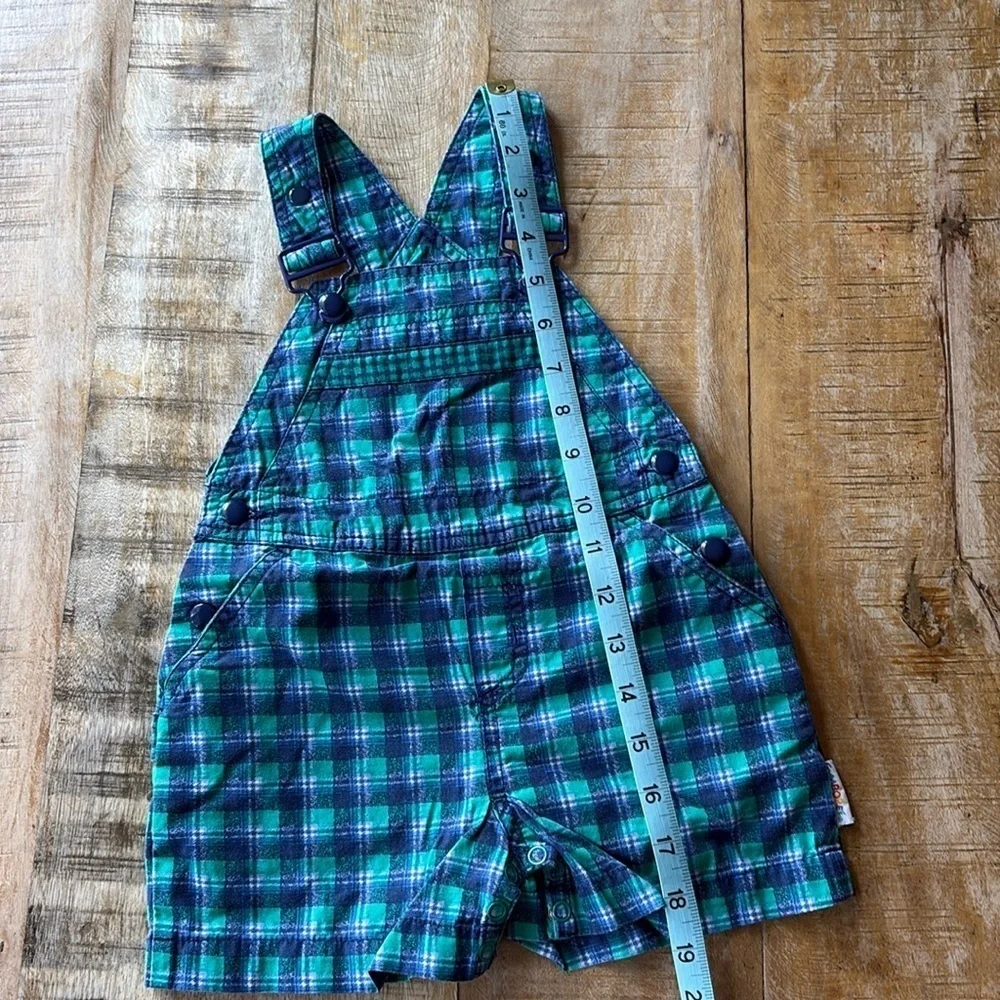 Vintage Gymboree boys plaid overalls X-Small(9m-1.5yr)